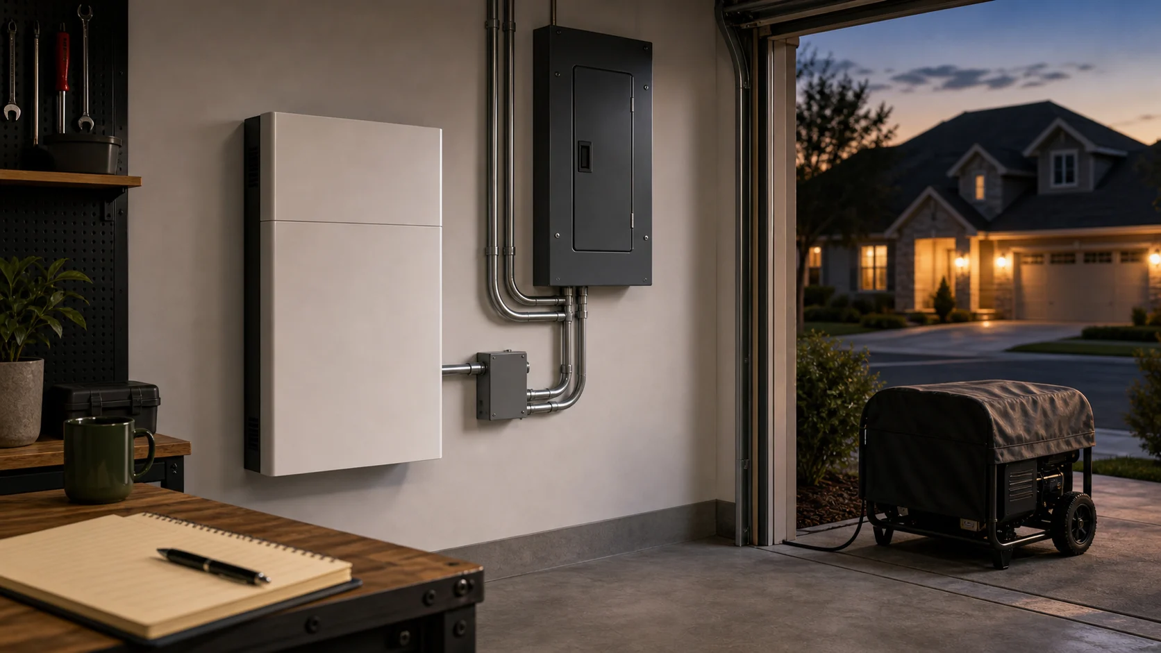 Generac PWRcell home battery guide image